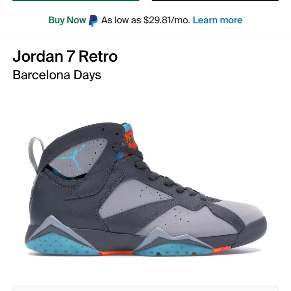 Barcelona Jordan 7s 🔥🔥🔥🔥